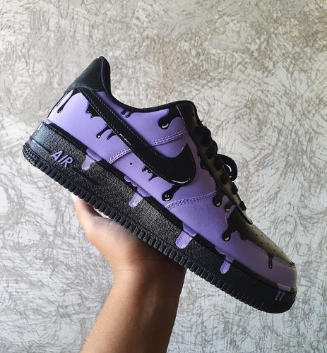 purple drip air force 1